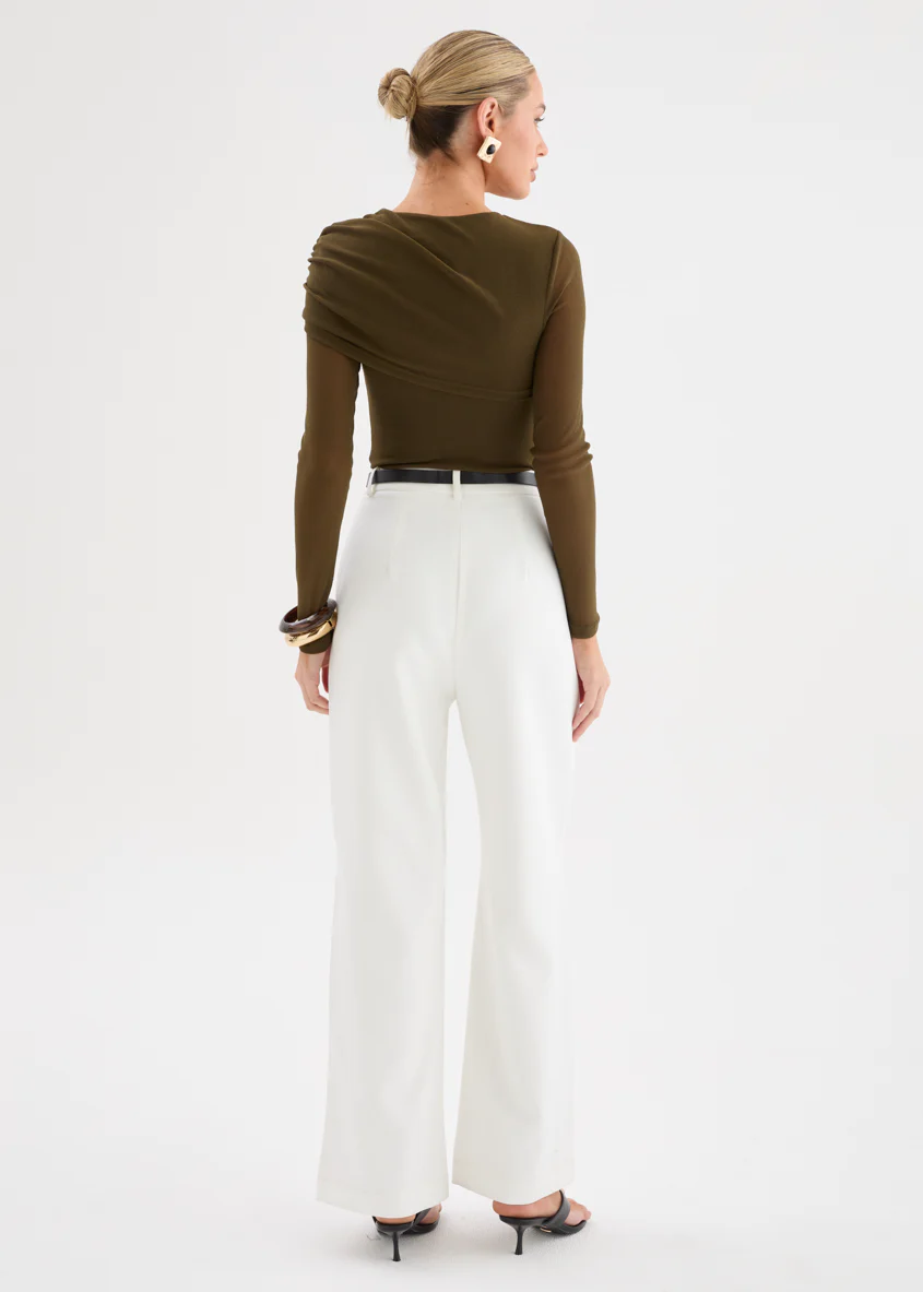 Harlowe Bodysuit - Olive - Image 7