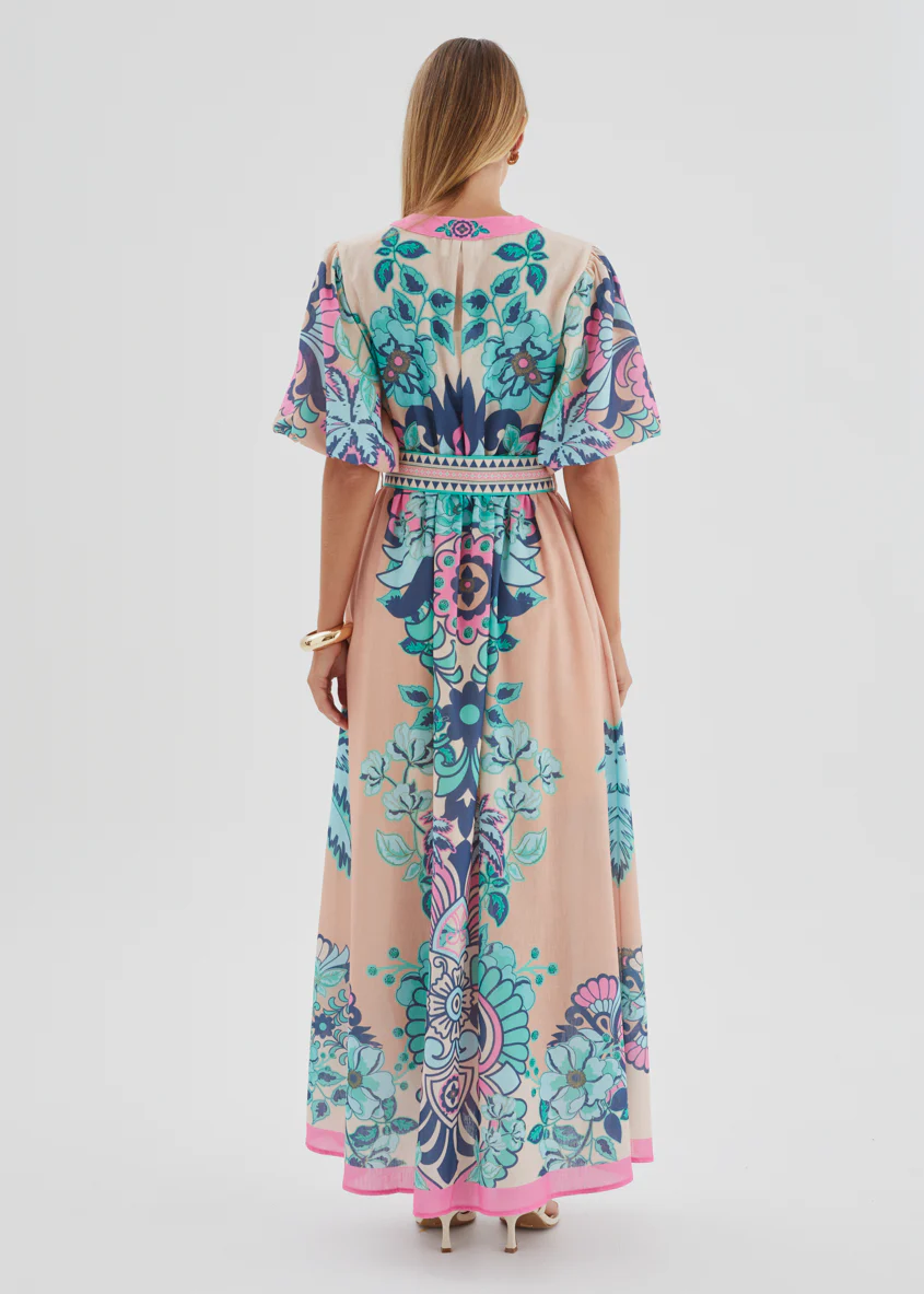 Harris Maxi Dress - Baja Pink - Image 8