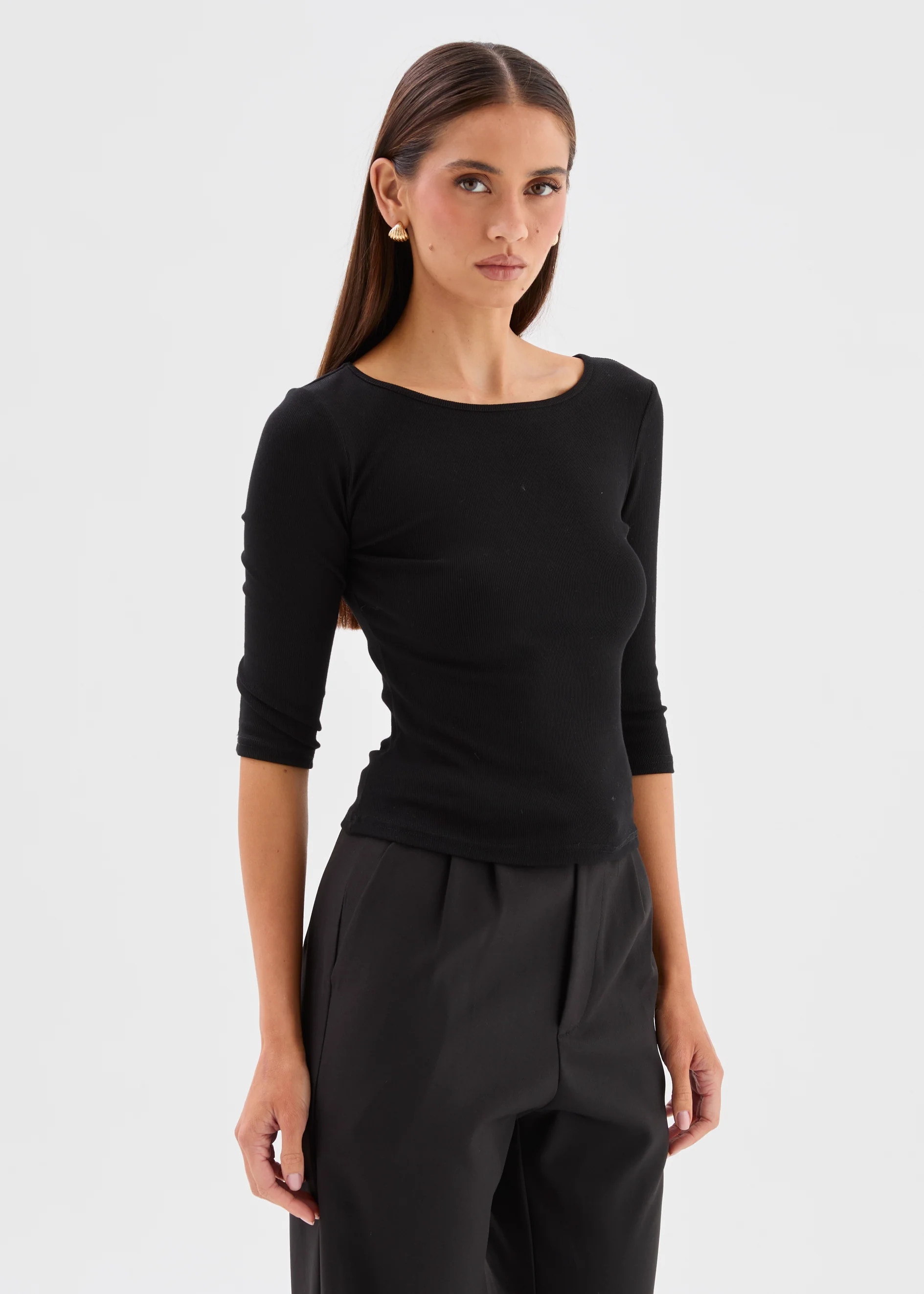 Helina Top - Black - Image 4