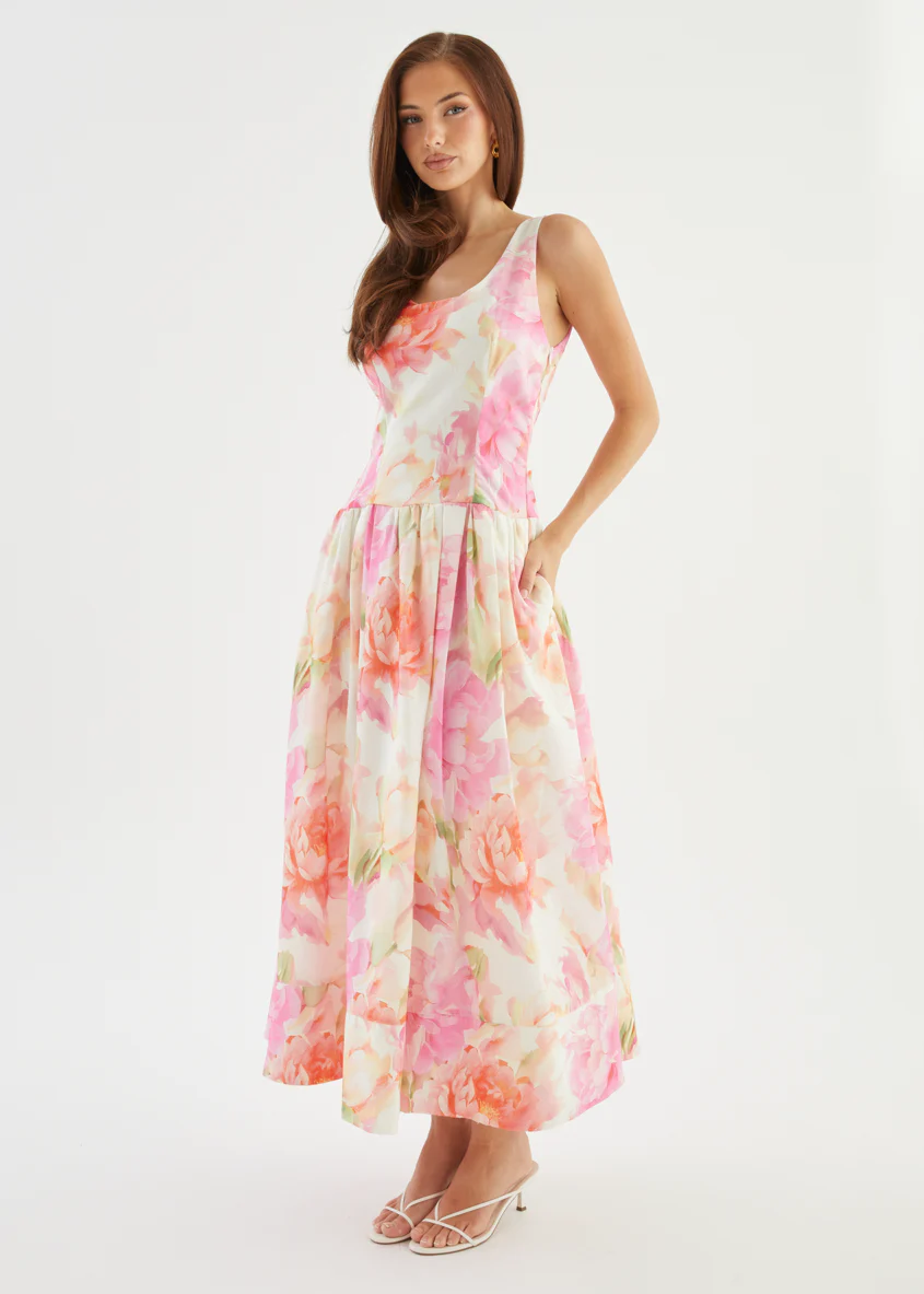 Hilarie Maxi Dress - Pink Gardenia - Image 13