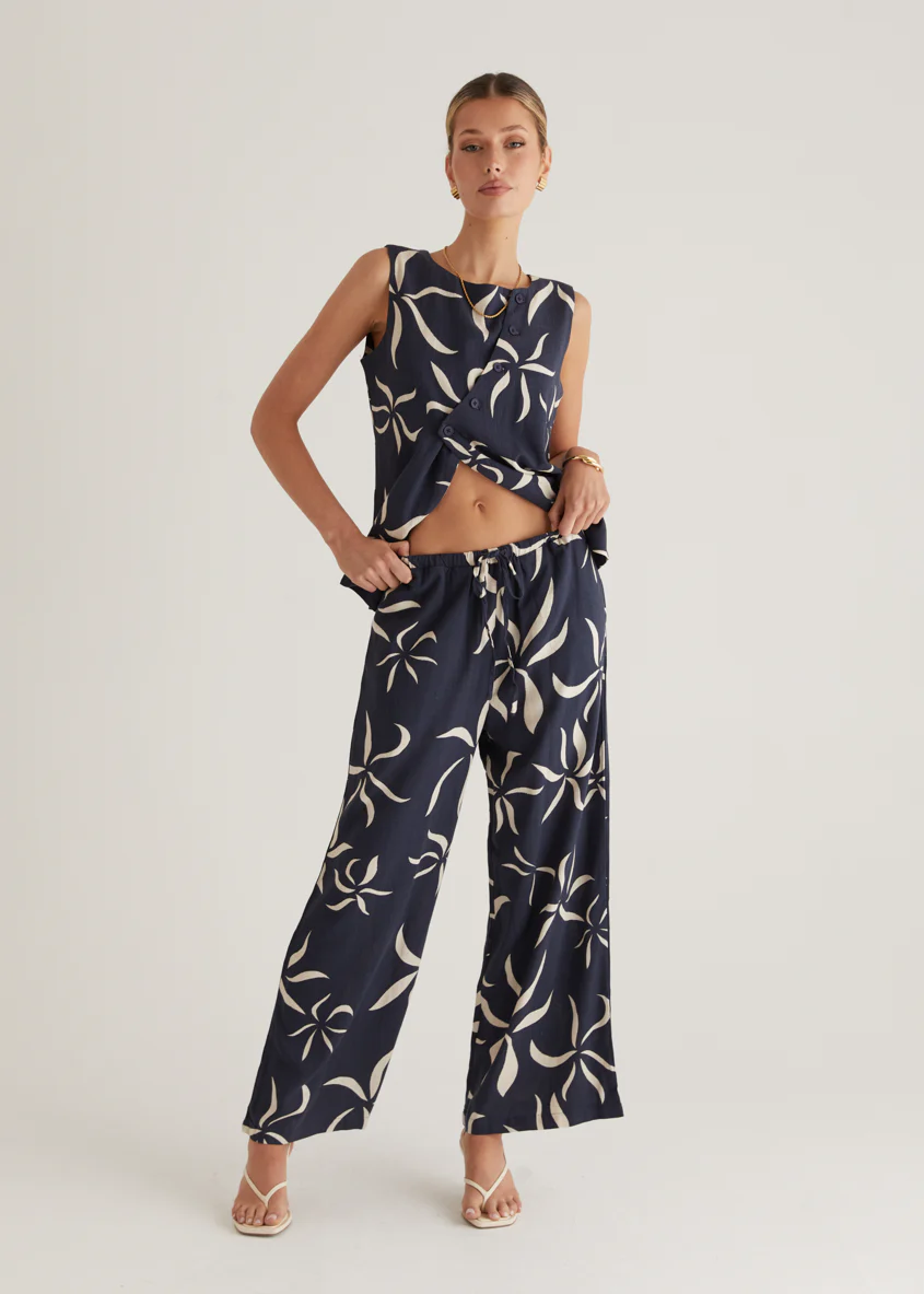 Hunter Pants - Navy Ayana - Image 13