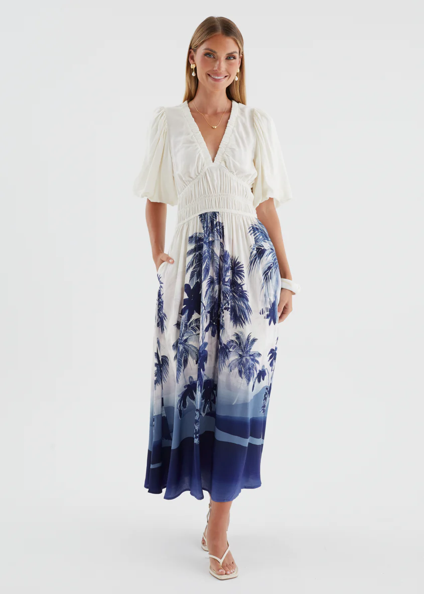 Illuka Maxi Dress - Indigo Island - Image 3