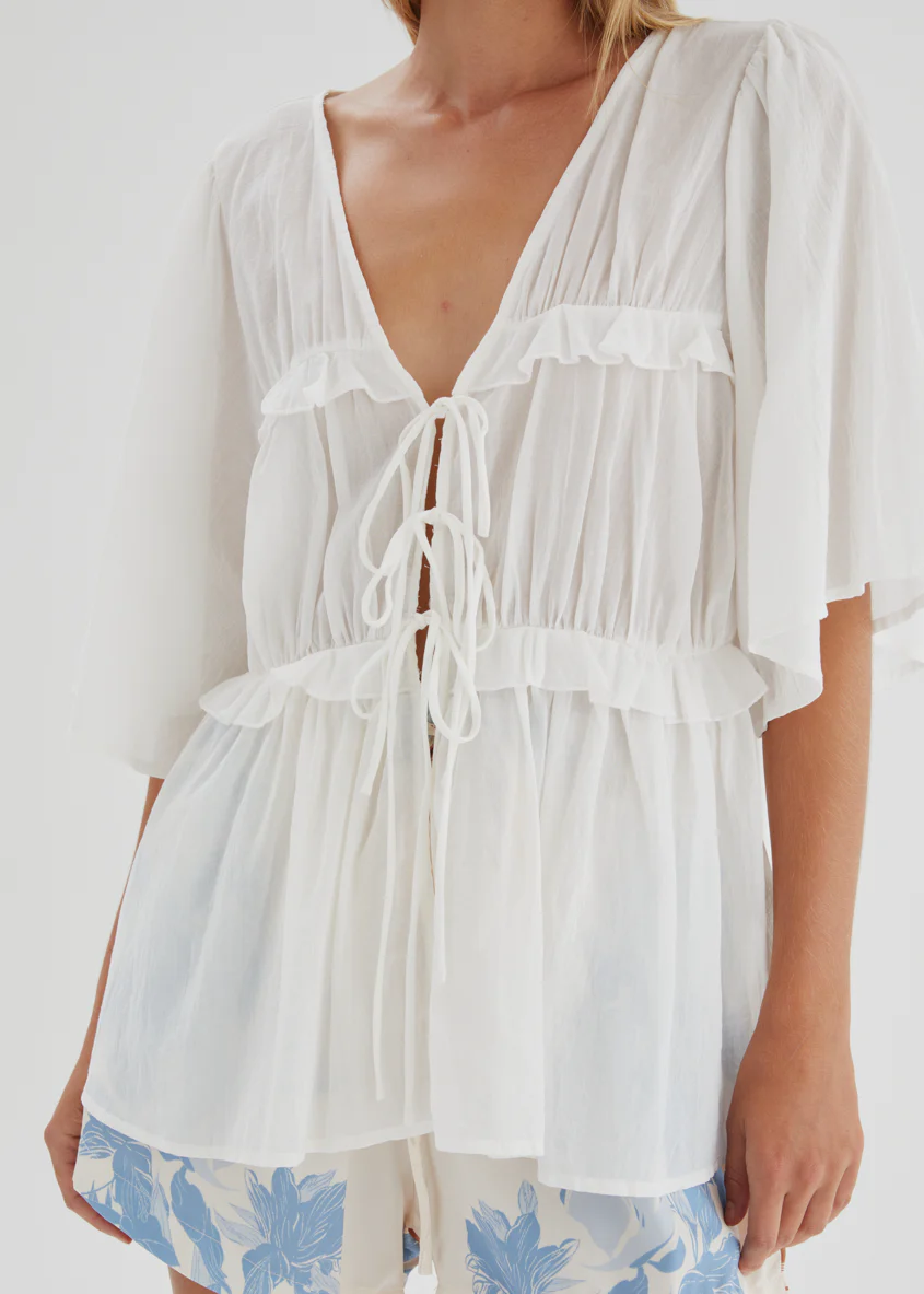 Imelda Blouse - Off White - Image 10
