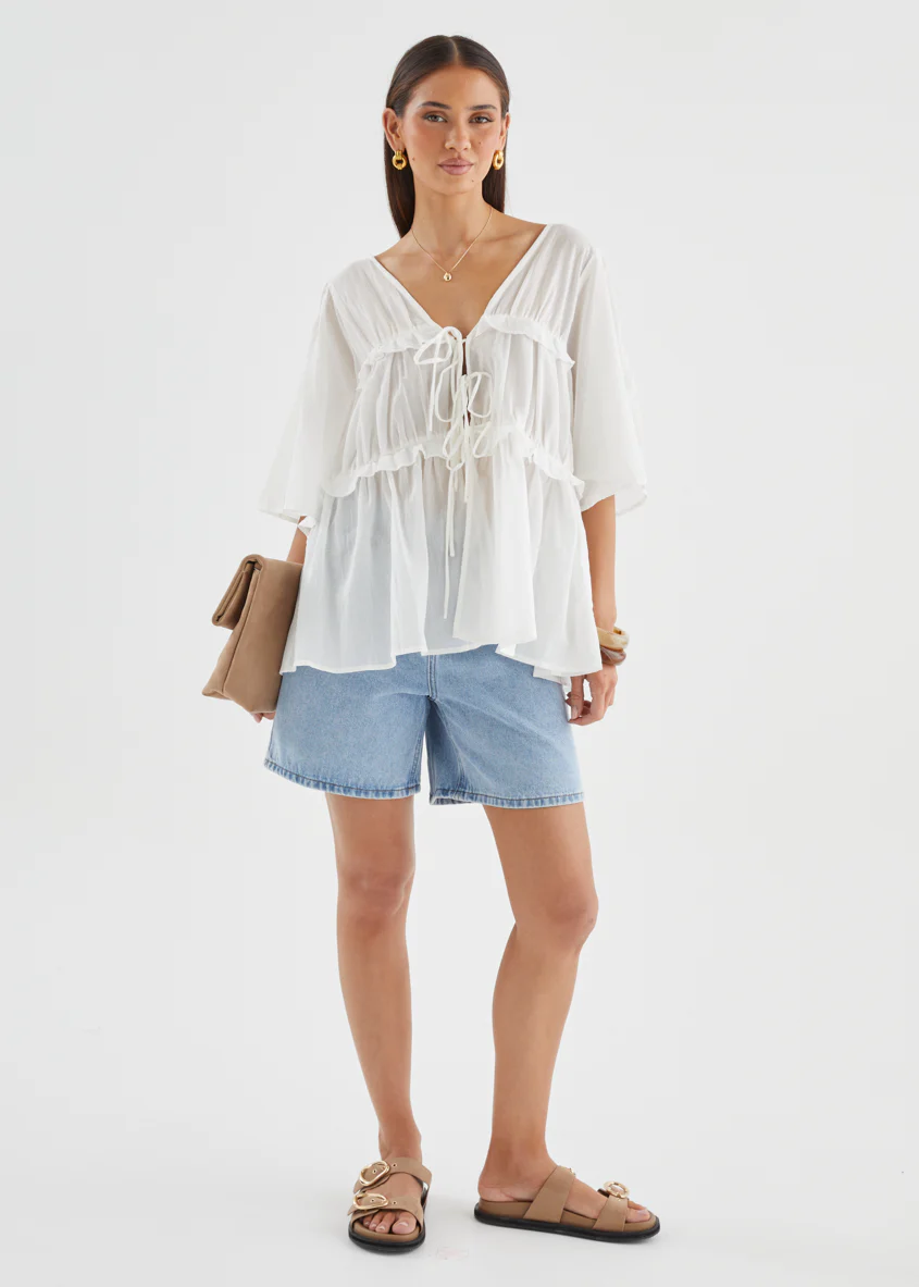 Imelda Blouse - Off White - Image 11