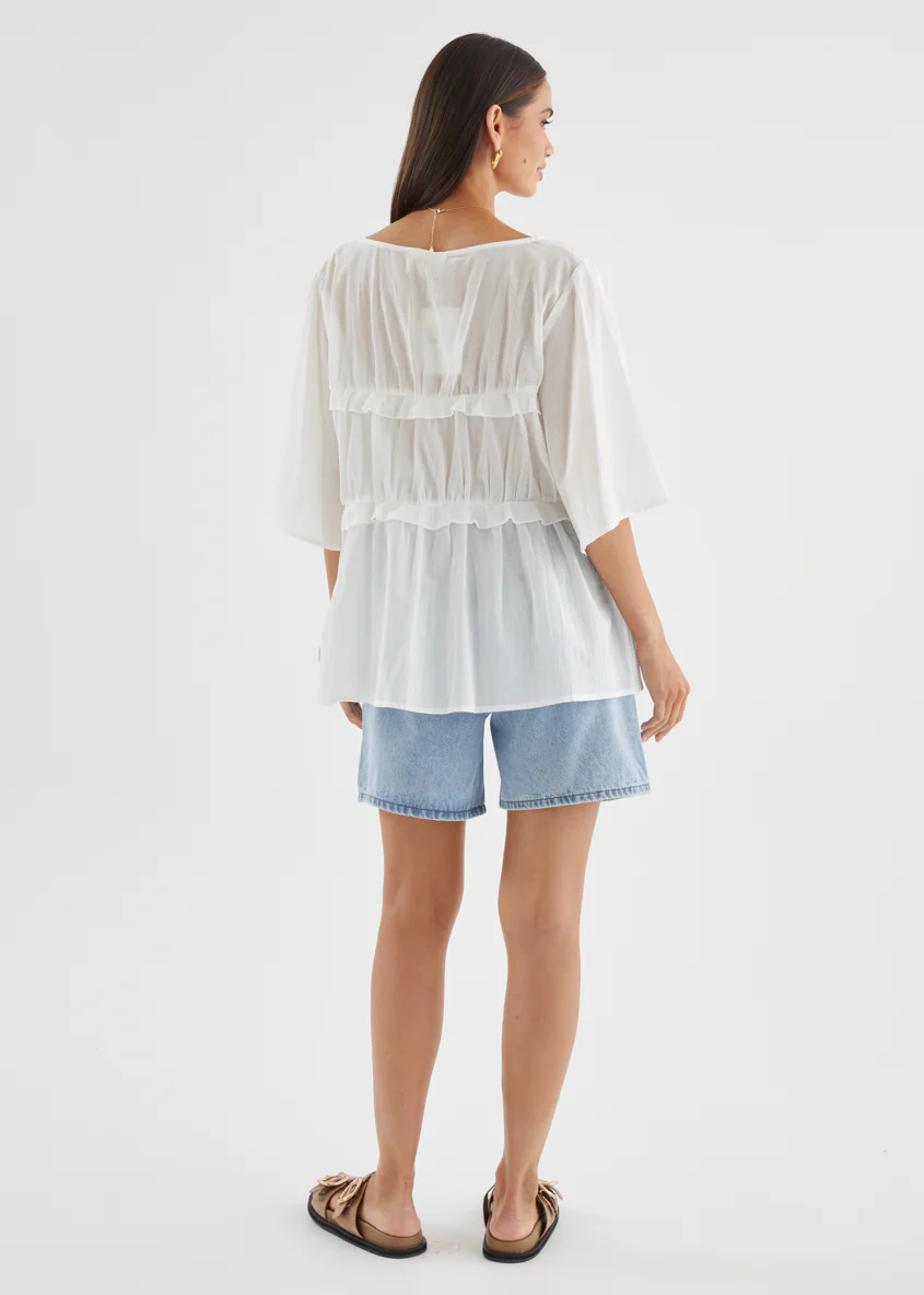 Imelda Blouse - Off White - Image 16