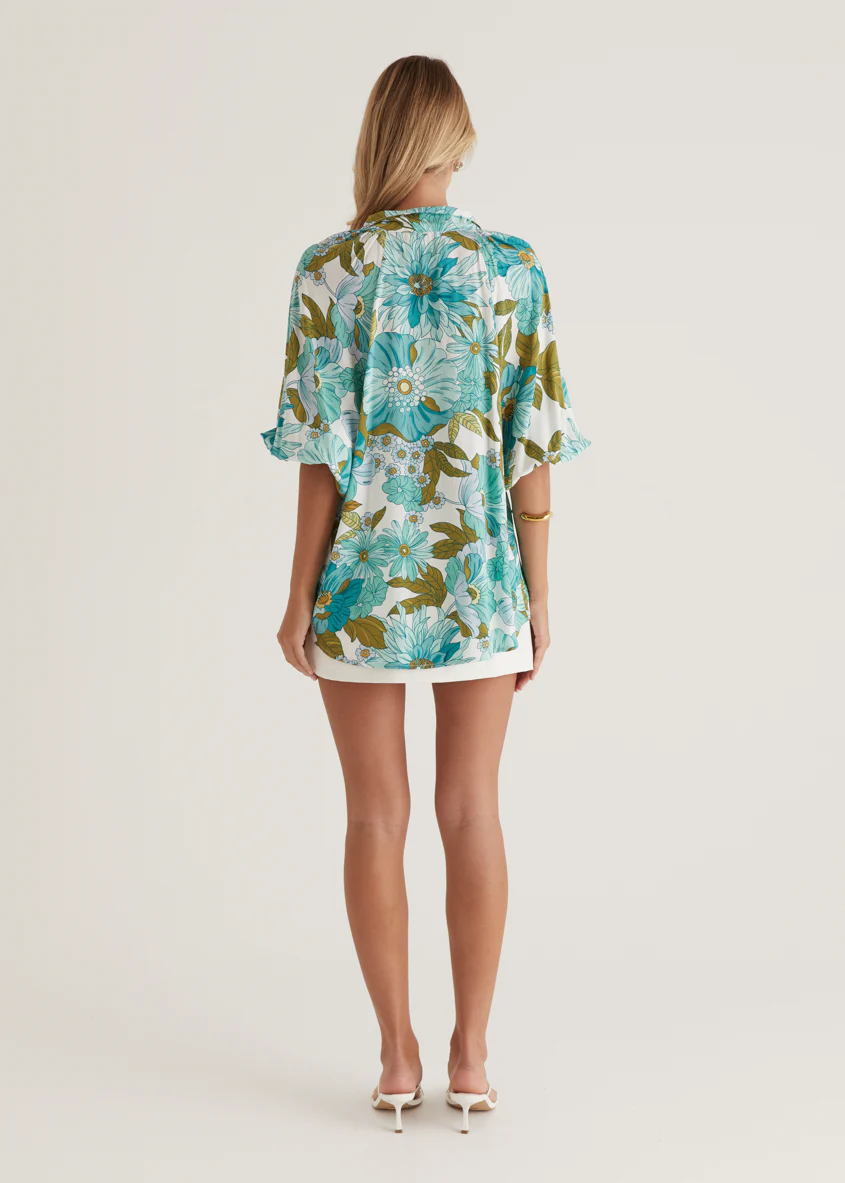 Imogen Blouse - Amaya Green - Image 8
