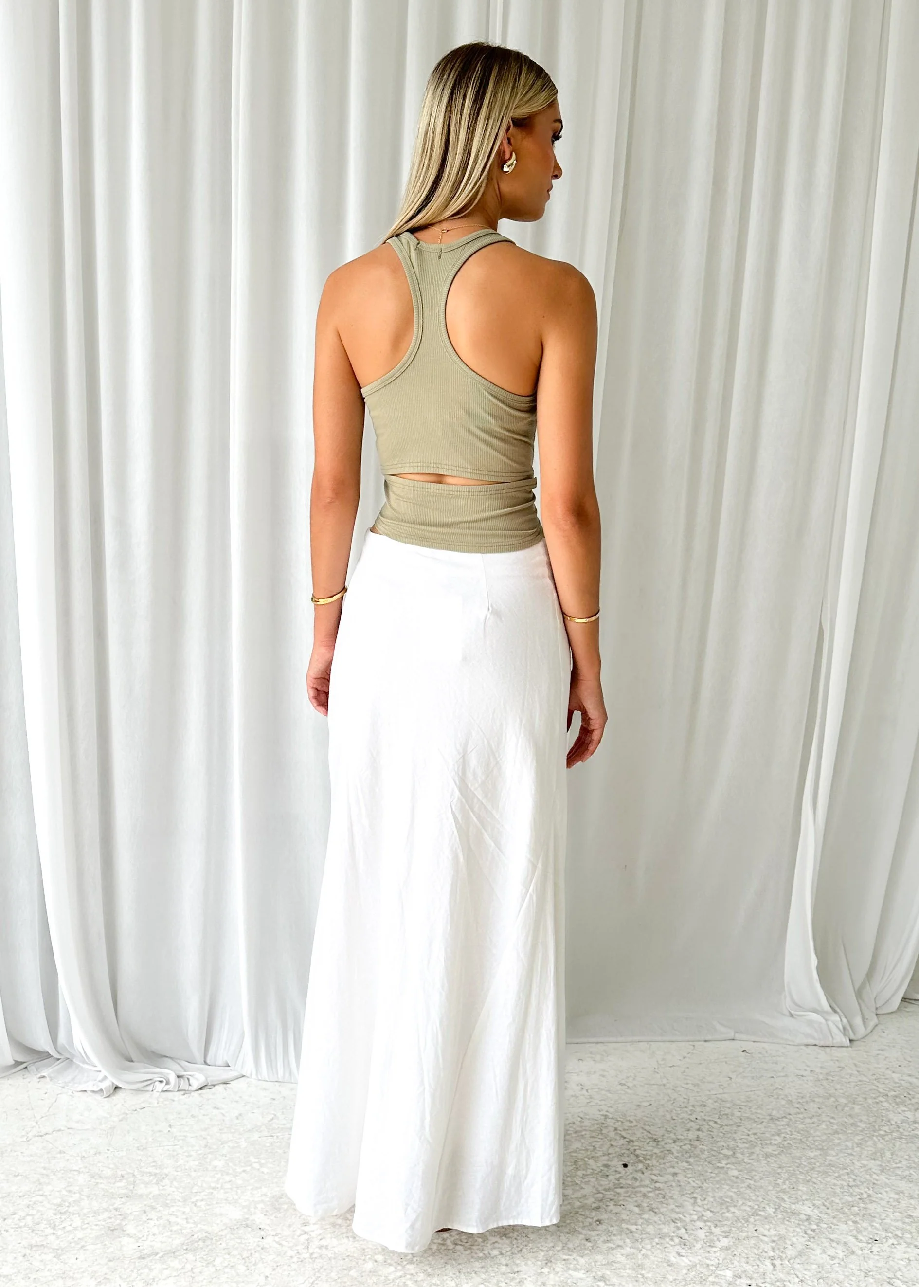 Isterra Knit Top - Khaki - Image 7