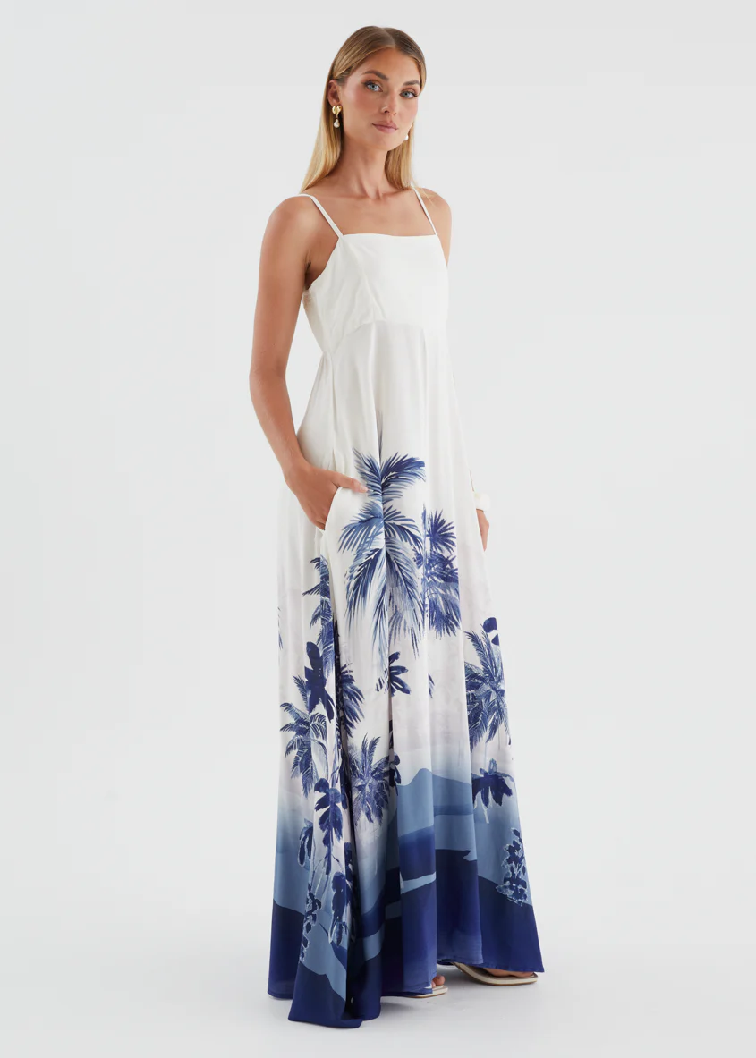 Ivannia Maxi Dress - Indigo Island - Image 6