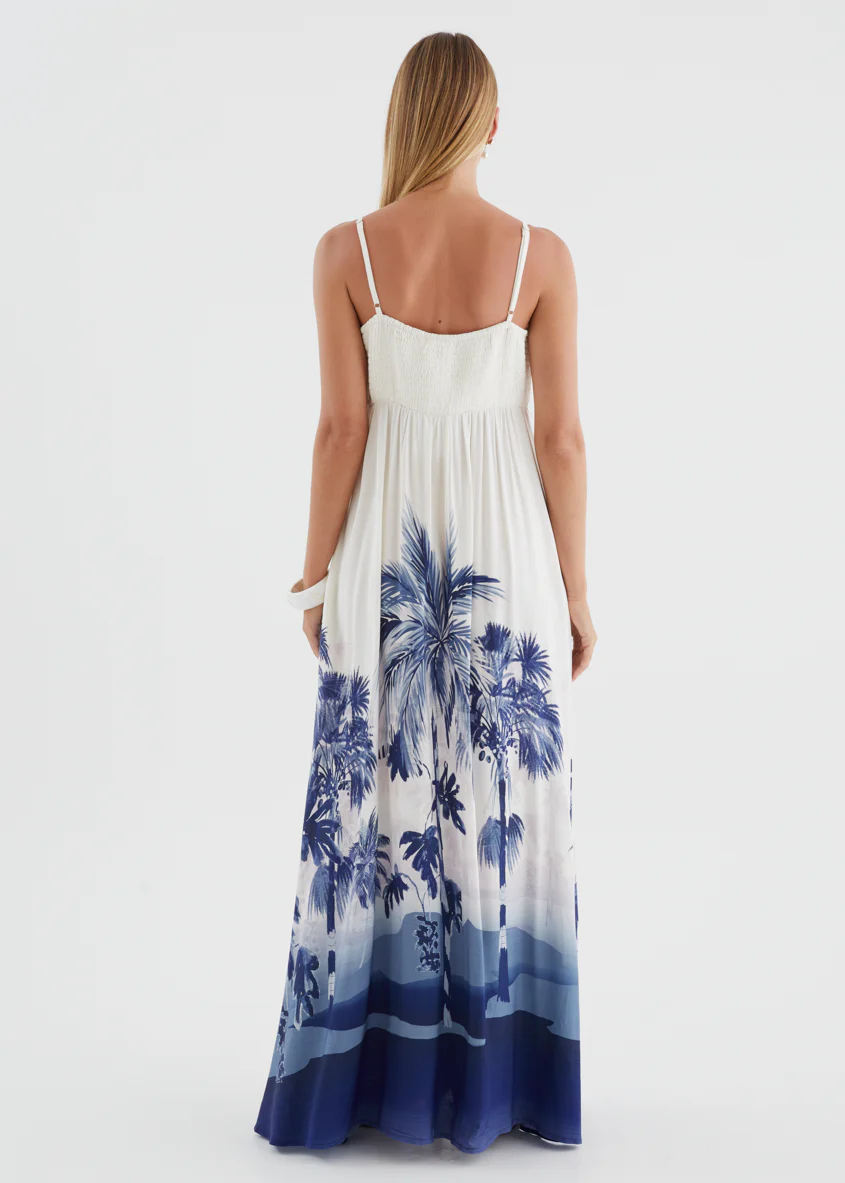 Ivannia Maxi Dress - Indigo Island - Image 7