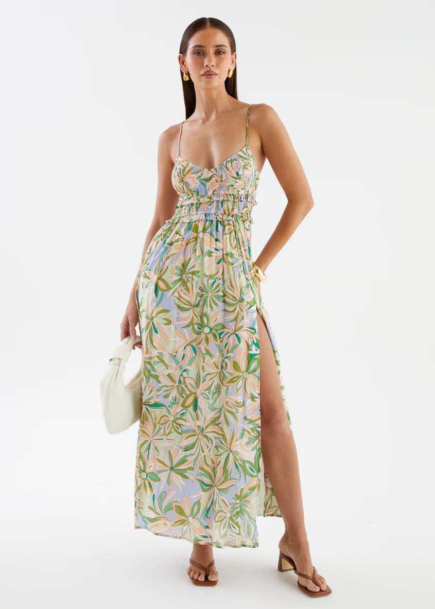 Jacey Maxi Dress - Mojito Fleur - Image 2