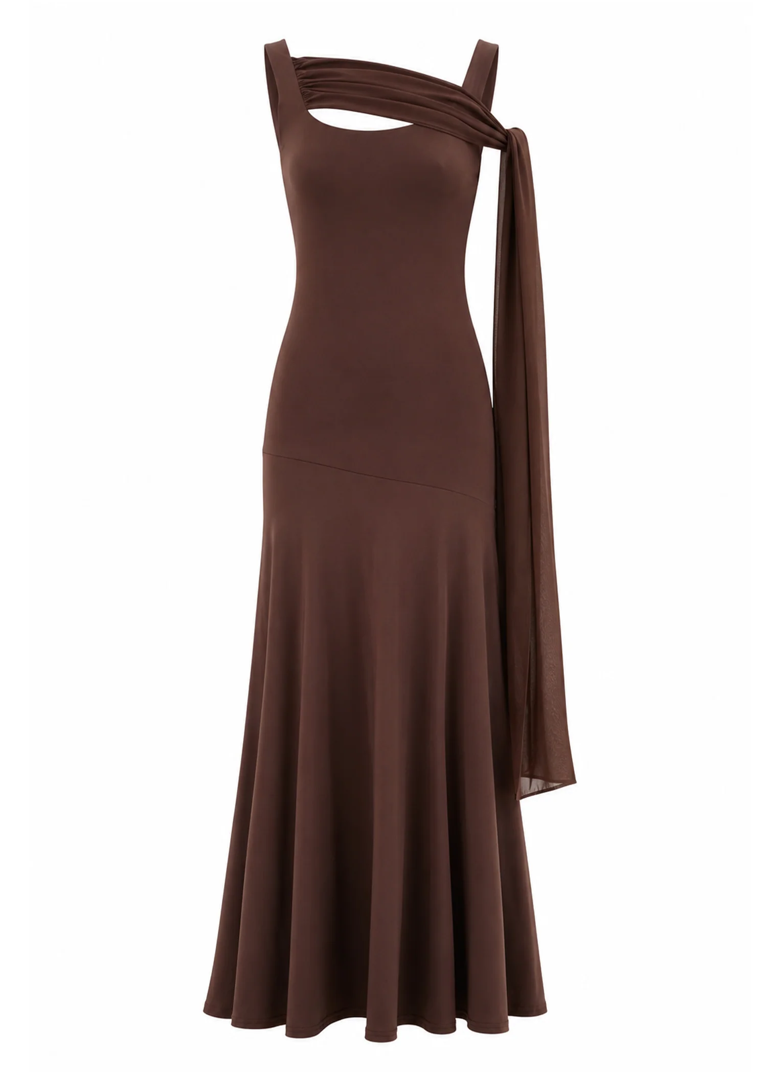 Jamana Maxi Dress - Chocolate - Image 2