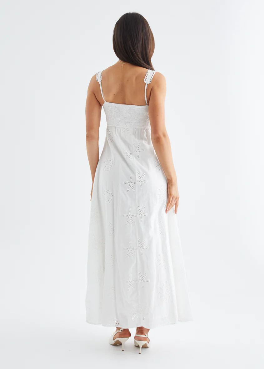Jameson Maxi Dress - Off White - Image 7