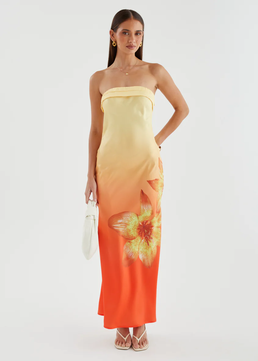 Jamie Strapless Maxi Dress - Sunrise Bloom - Image 7