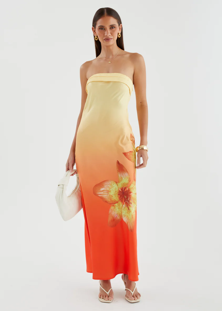 Jamie Strapless Maxi Dress - Sunrise Bloom - Image 8