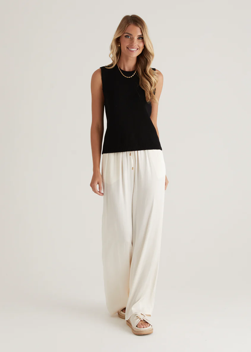 Jaylee Knit Tank - Black - Image 4