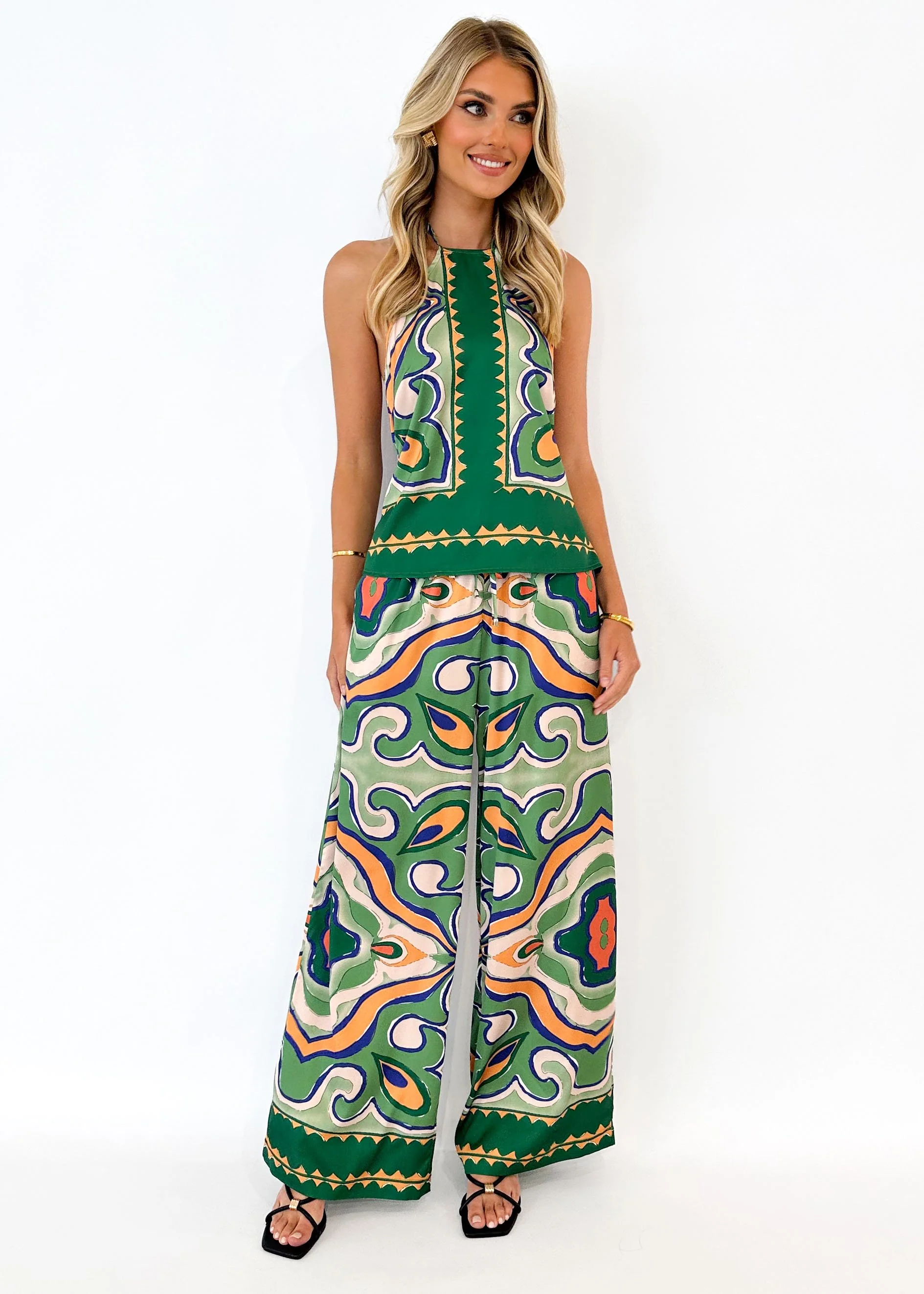 Jayslo Halter Top - Fern Swirl - Image 4