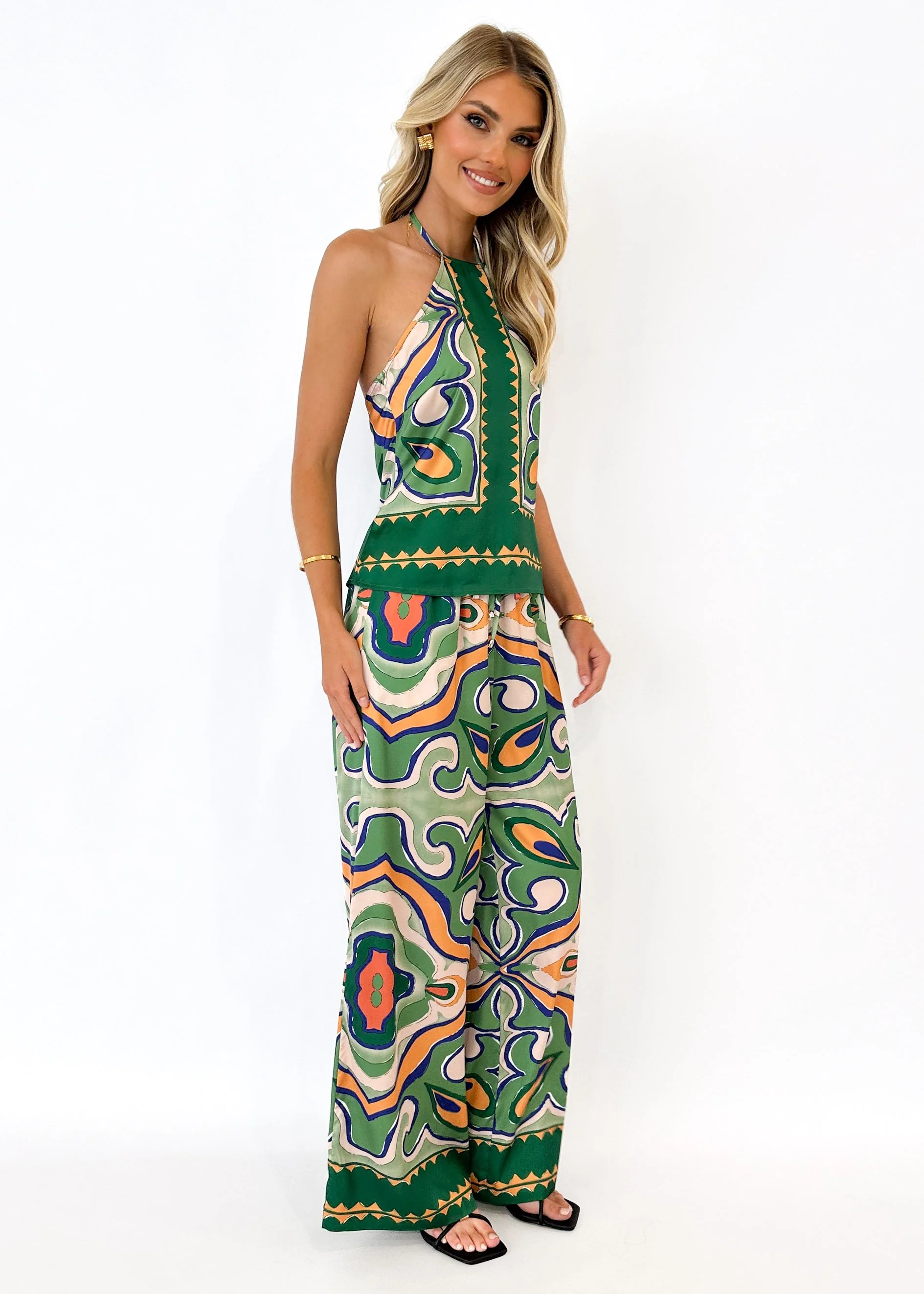 Jayslo Halter Top - Fern Swirl - Image 7
