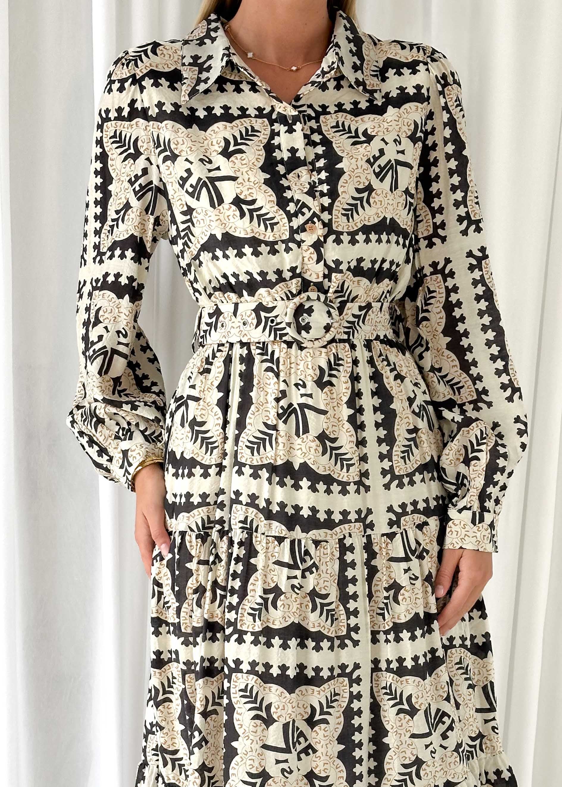 Jeltra Maxi Dress - Black Paisley - Image 6