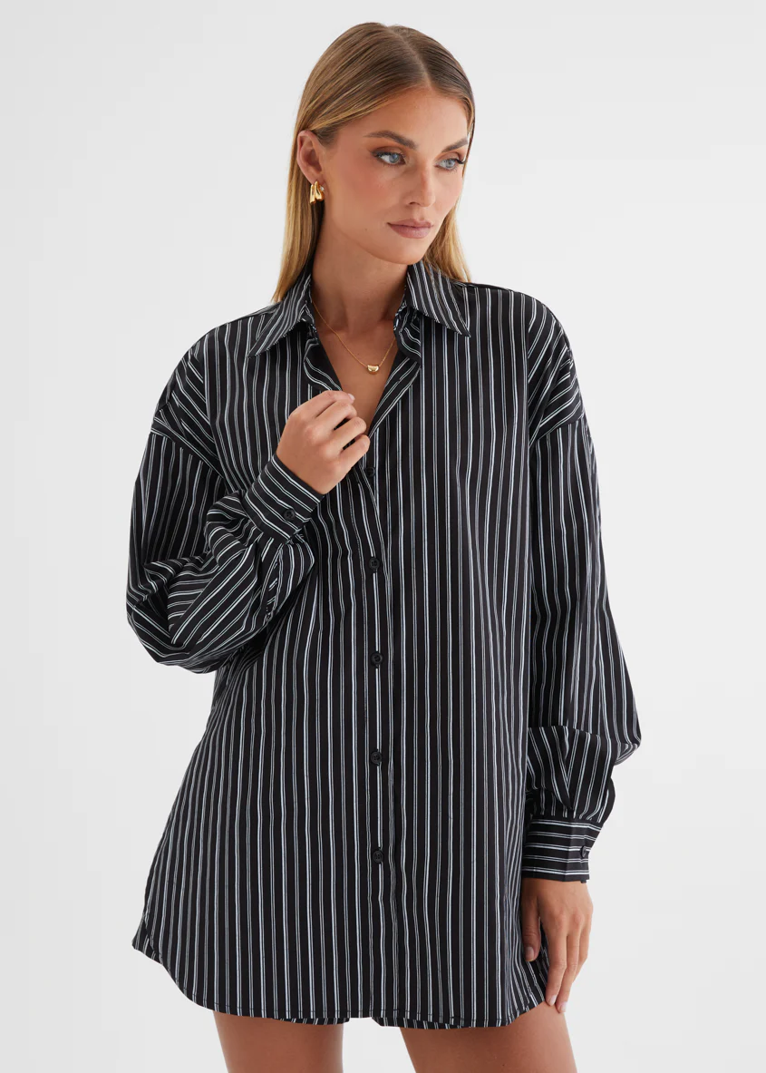 Jenkins Shirt - Black Stripe - Image 4