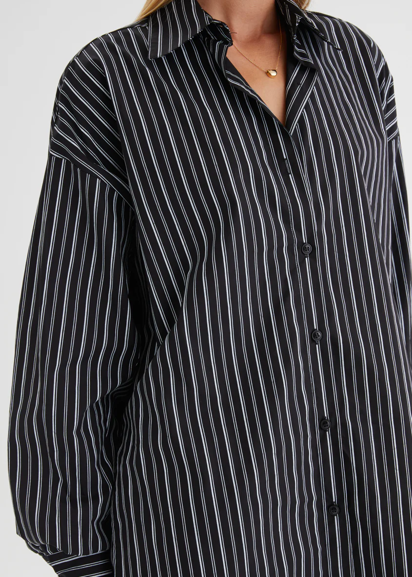 Jenkins Shirt - Black Stripe - Image 9