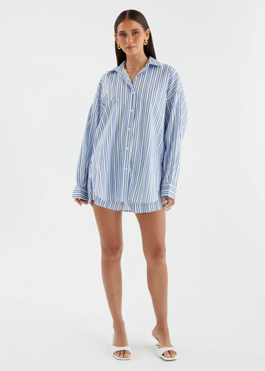 Jenkins Shirt - Sky Stripe - Image 3