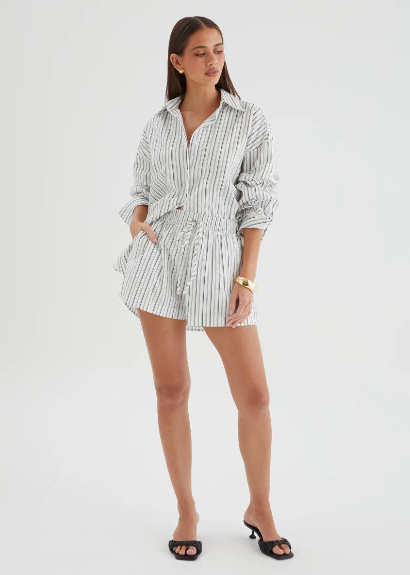 Jenkins Shirt - White Stripe - Image 4
