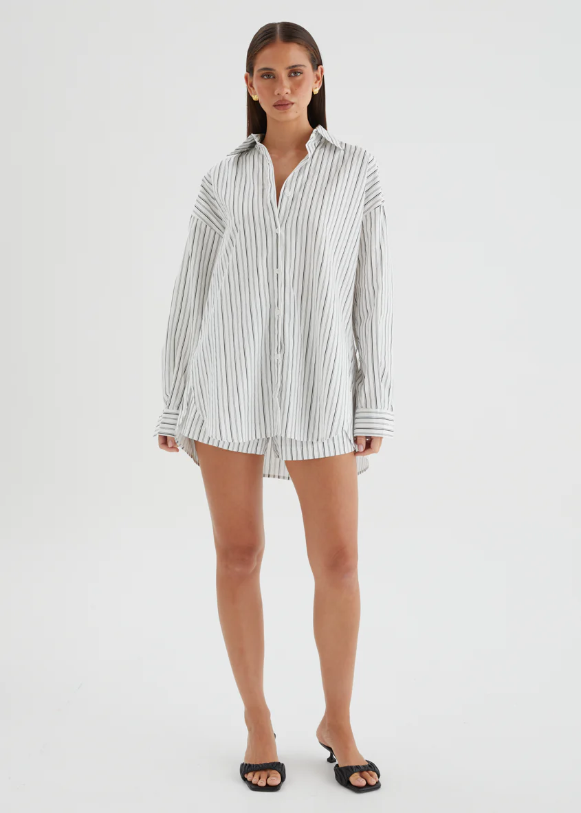 Jenkins Shirt - White Stripe - Image 5