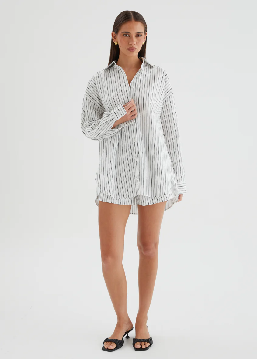 Jenkins Shirt - White Stripe - Image 7