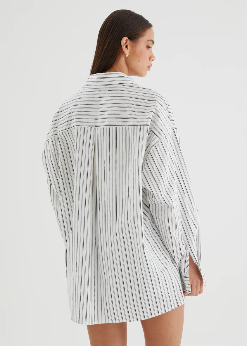 Jenkins Shirt - White Stripe - Image 8