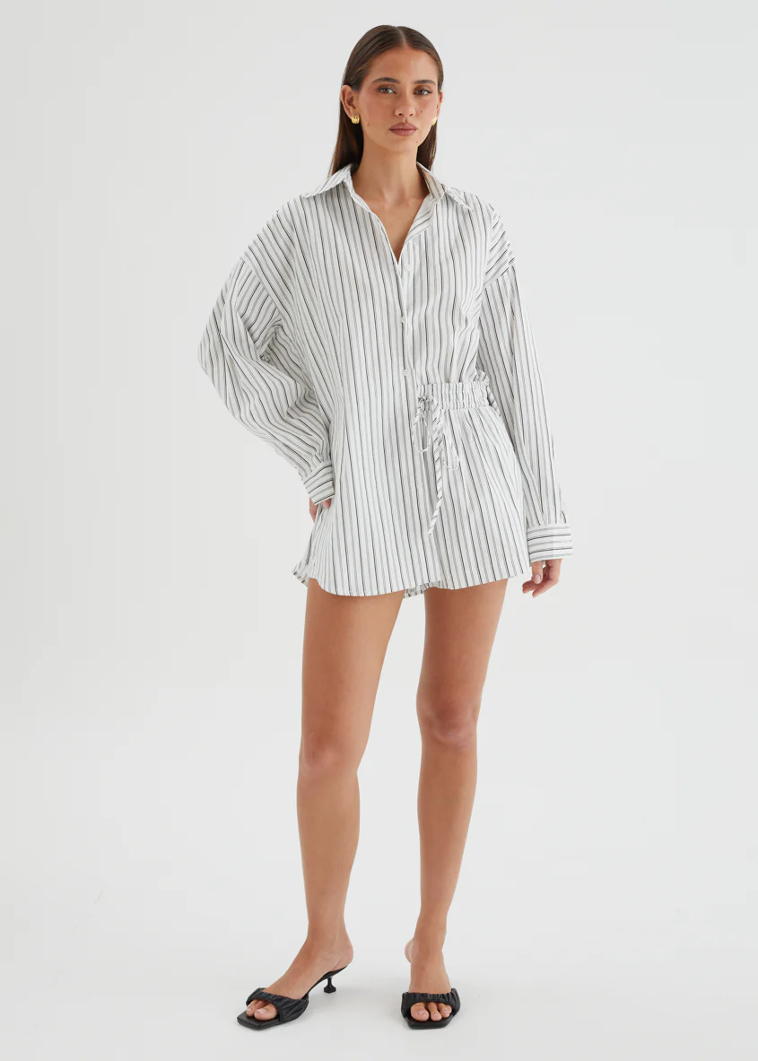 Jenkins Shirt - White Stripe - Image 9