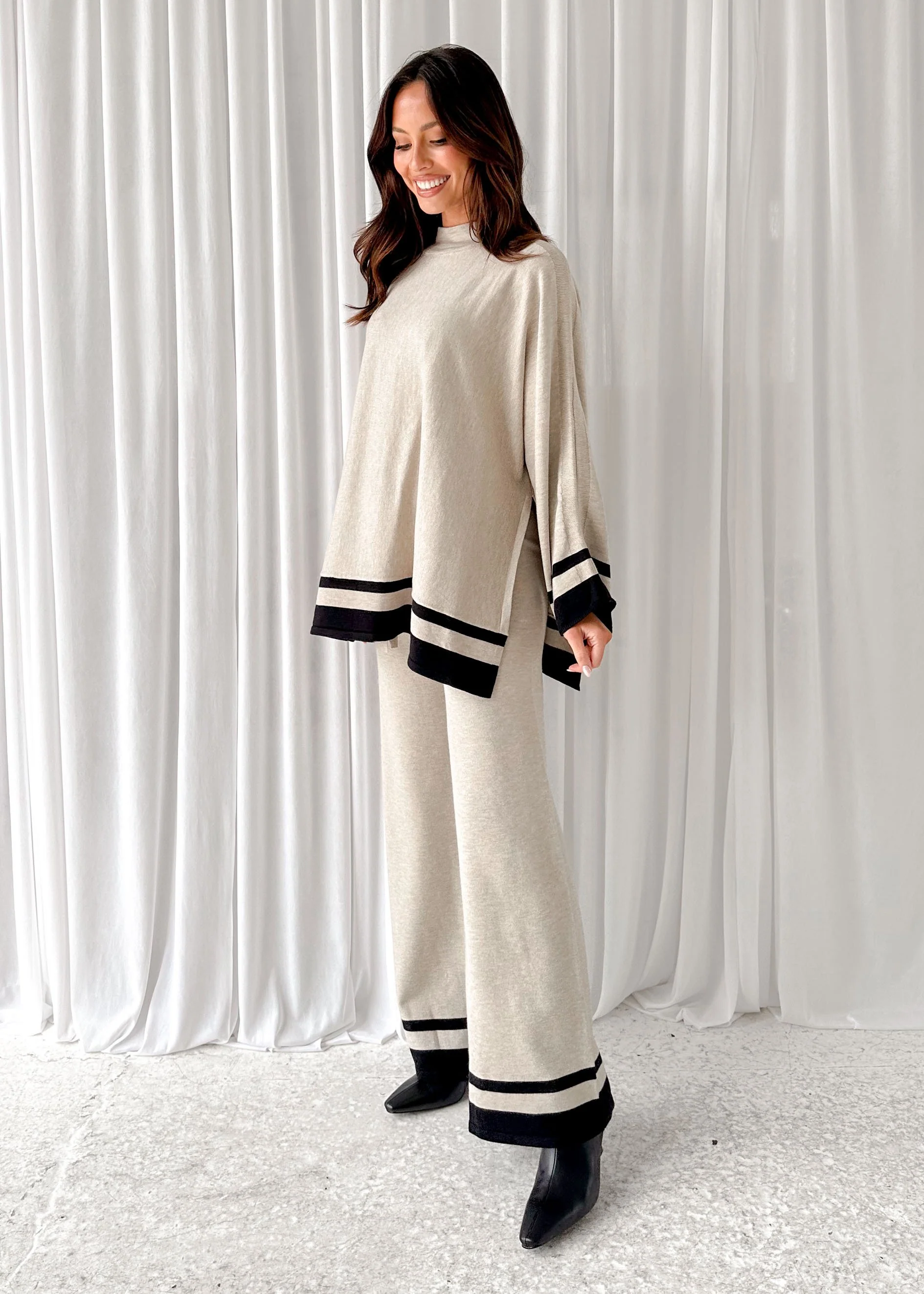 Jenner Knit Pants - Sand - Image 4