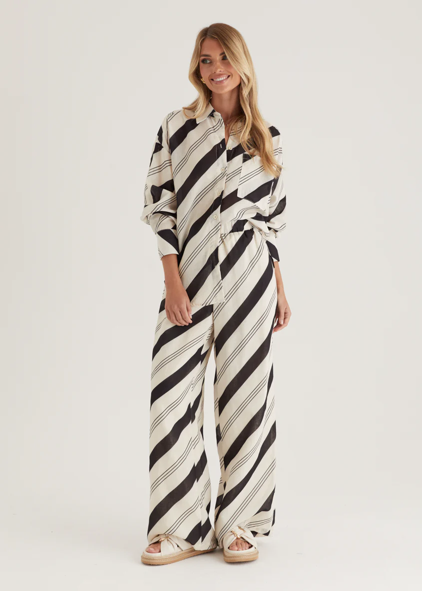 Jessa Pants - Black Stripe - Image 5