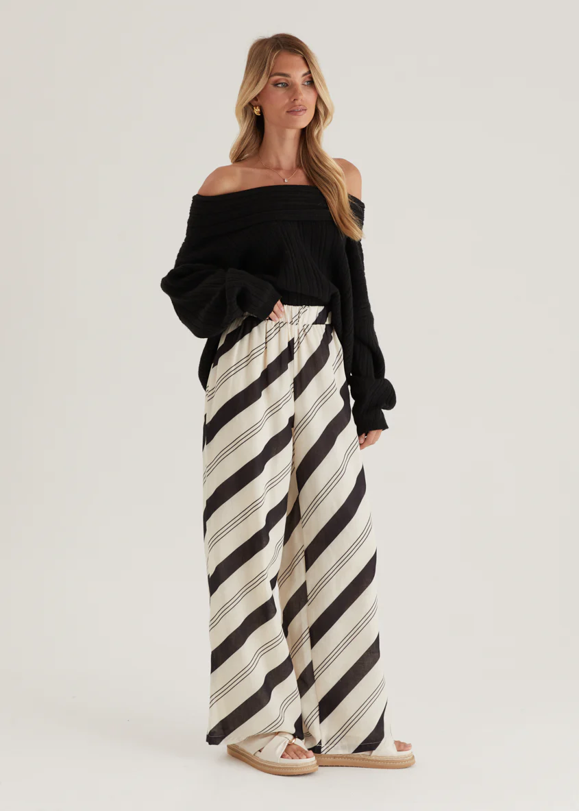 Jessa Pants - Black Stripe - Image 6