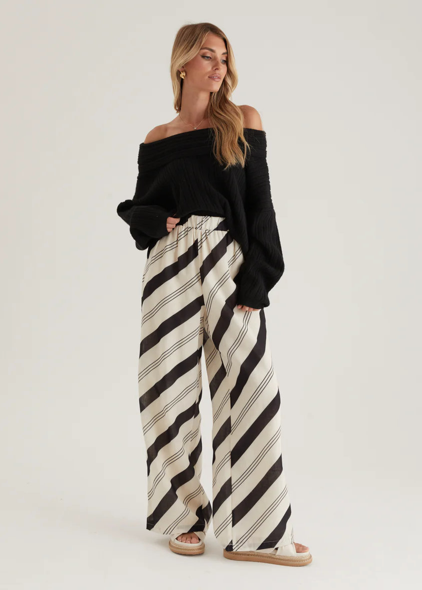 Jessa Pants - Black Stripe - Image 7