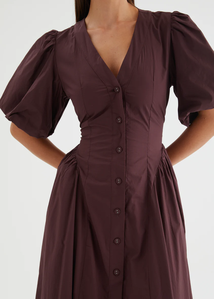 Jessinta Maxi Dress - Cacao - Image 15
