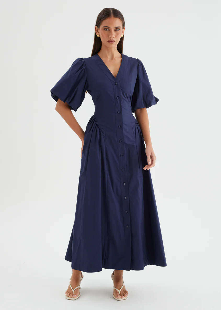 Jessinta Maxi Dress - Navy - Image 10