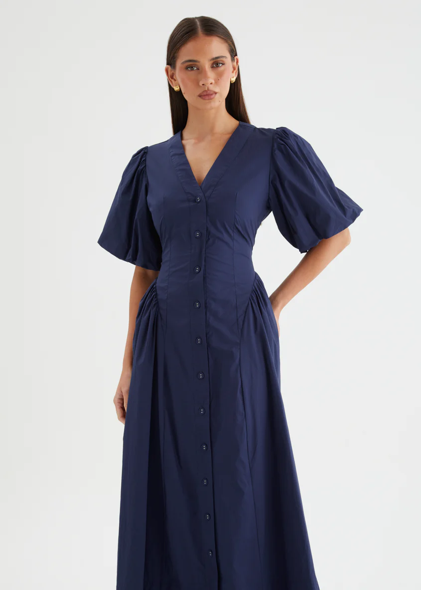 Jessinta Maxi Dress - Navy - Image 11