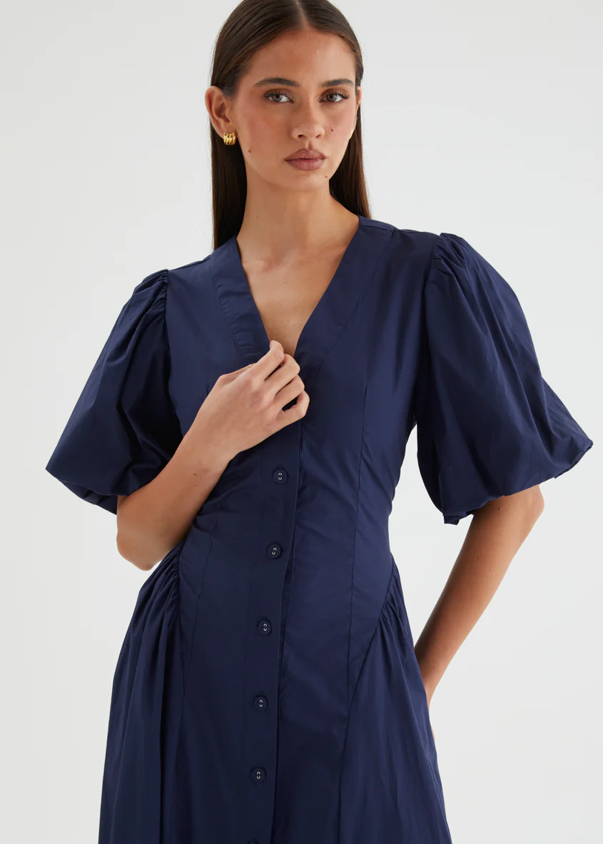 Jessinta Maxi Dress - Navy - Image 14