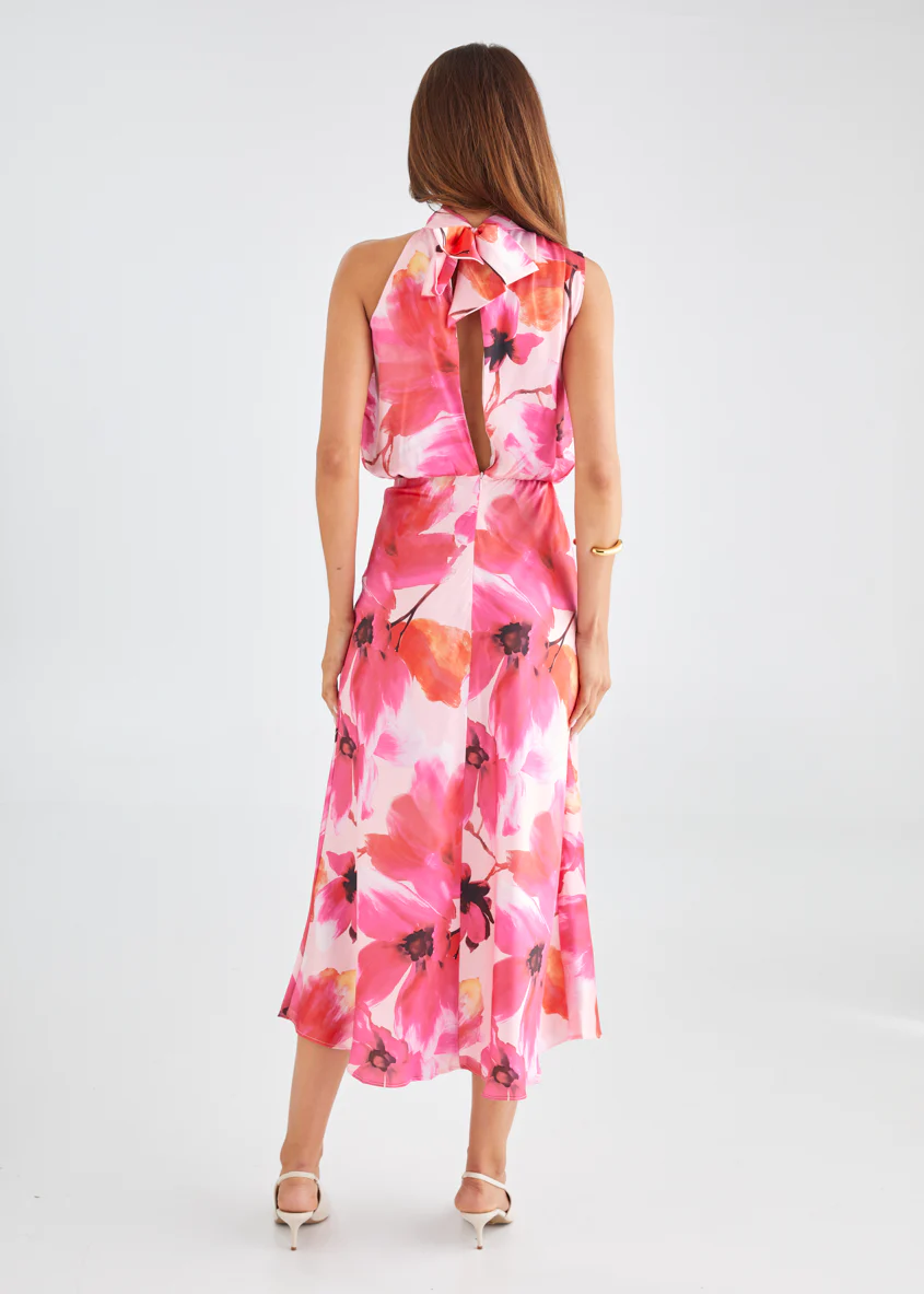 Joiss Maxi Dress - Raspberry Floral - Image 6