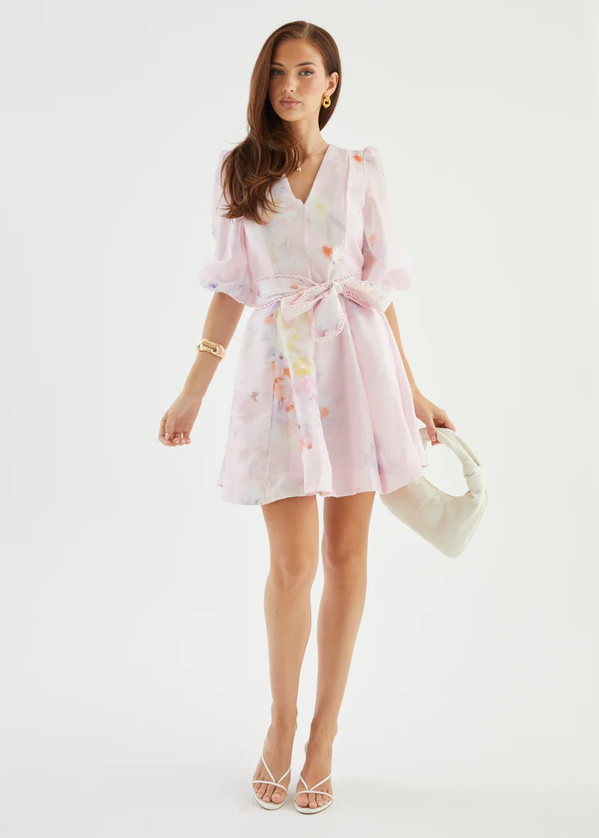 Jolene Dress - Pink Floral - Image 6