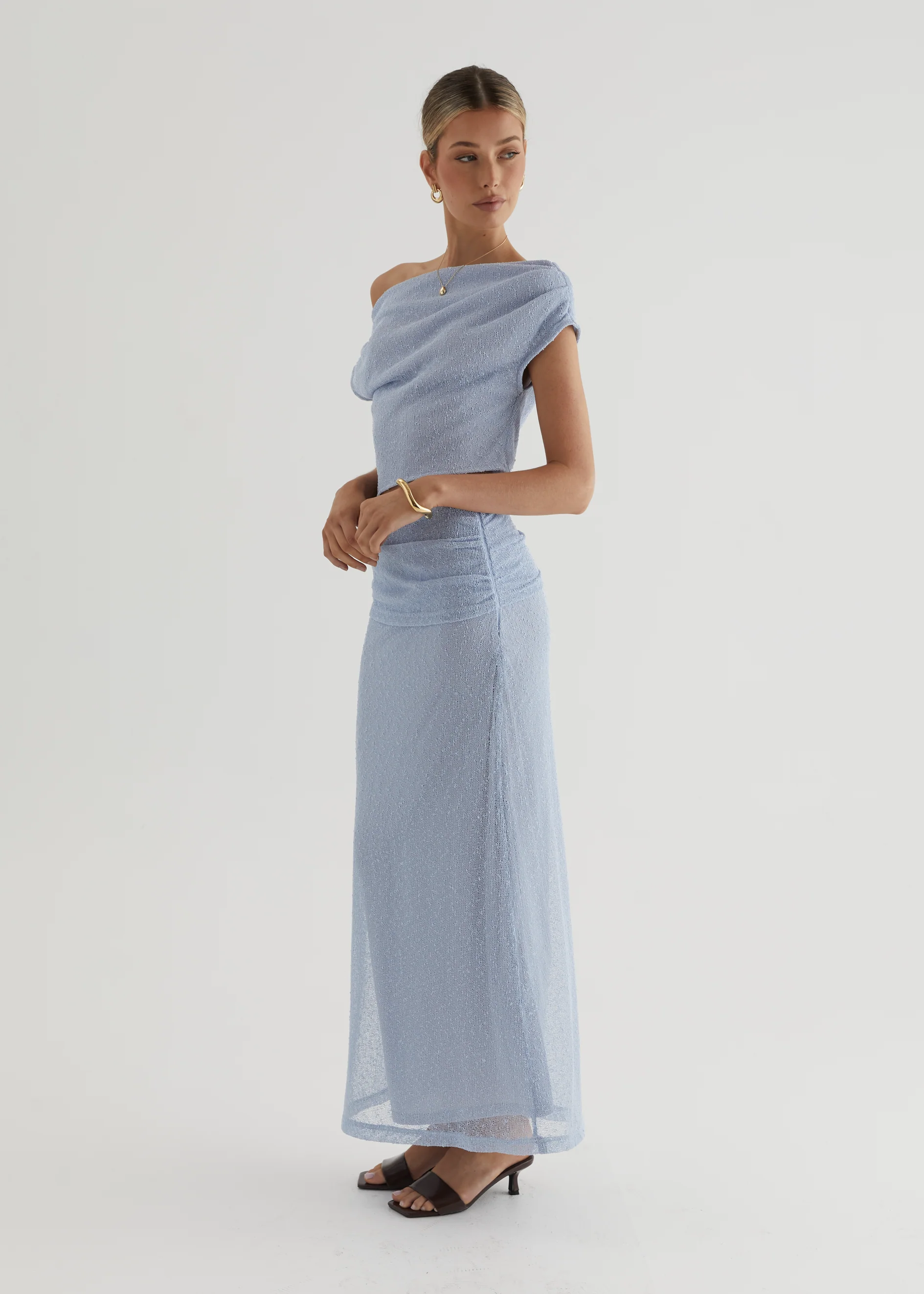 Jordan Maxi Skirt - Blue - Image 13
