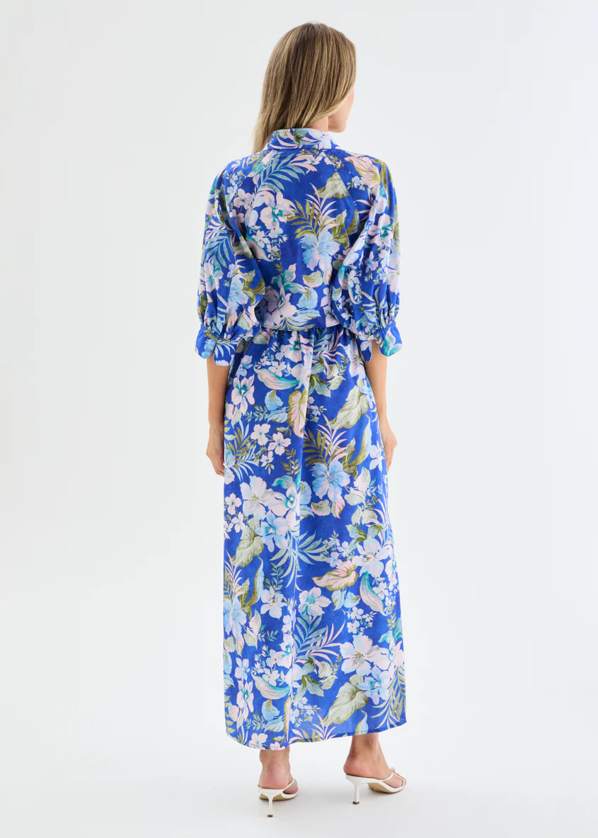 Jupiter Maxi Dress - Cobalt Garden - Image 13