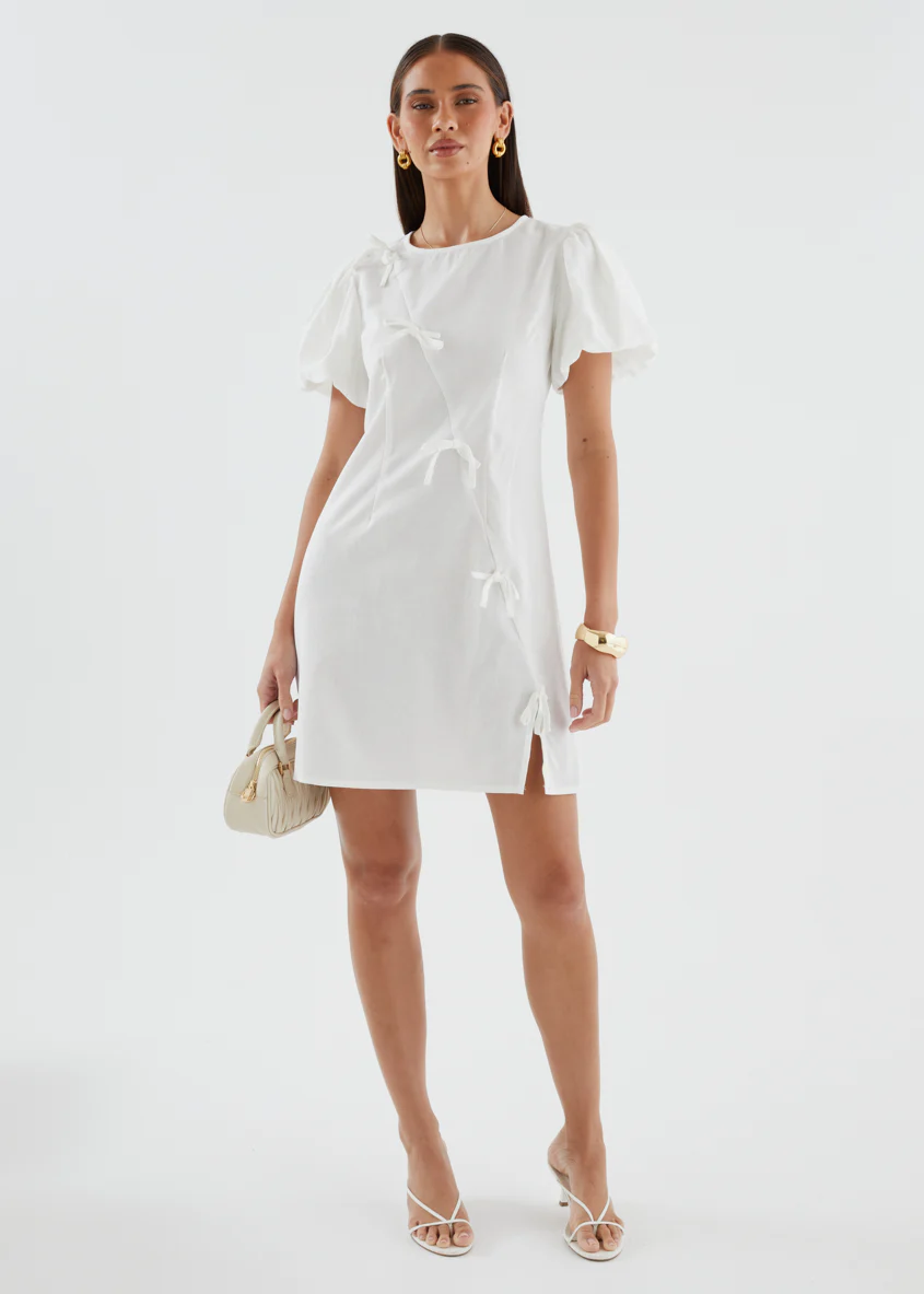 Kaidence Dress - Off White - Image 6