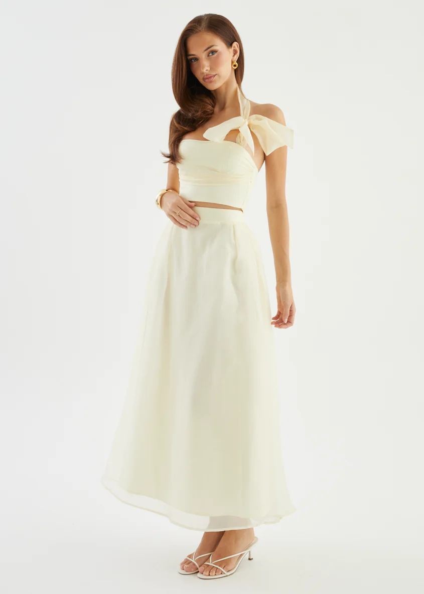 Kailah Halter Crop - Butter - Image 14