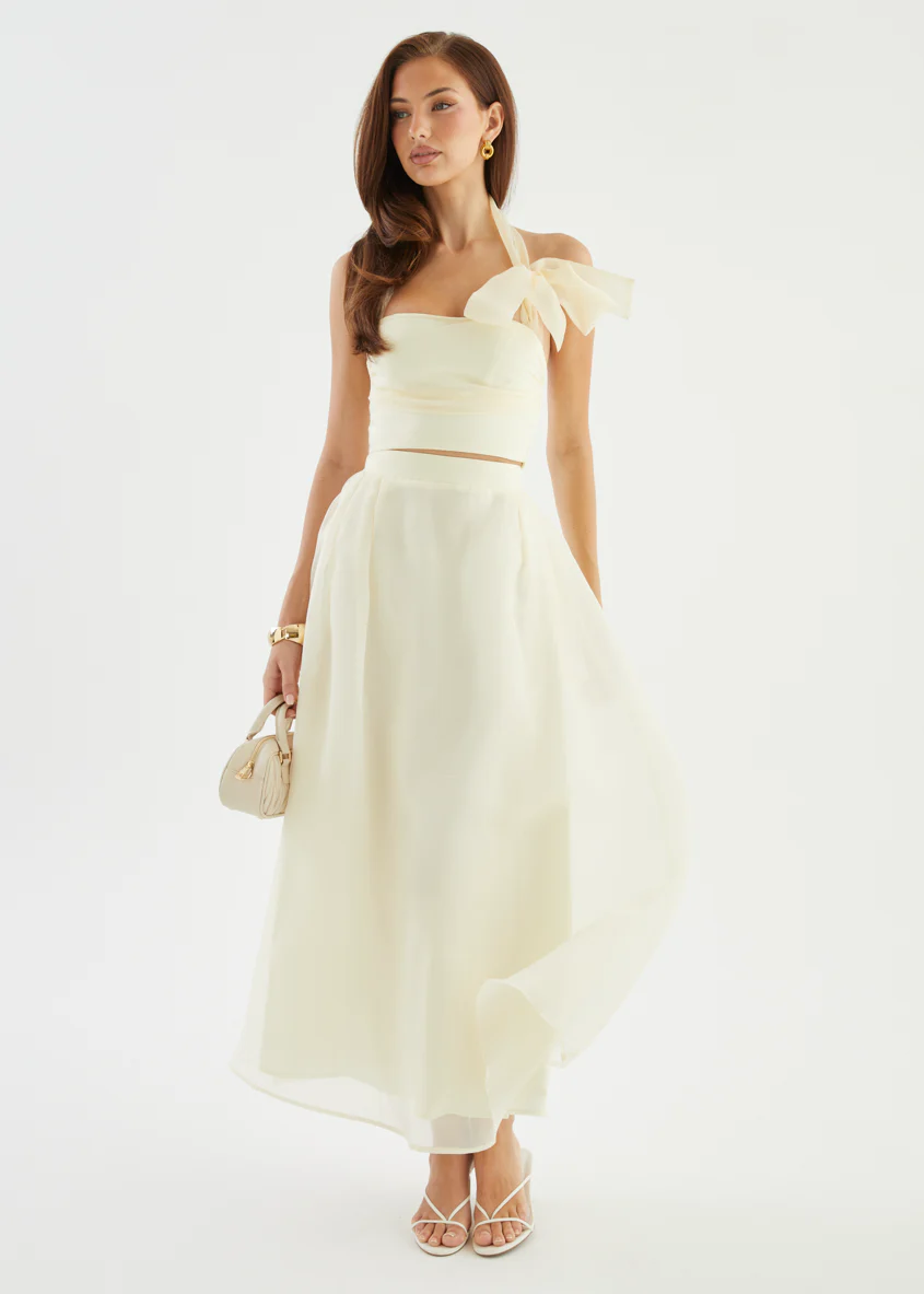 Kailah Maxi Skirt - Butter - Image 13