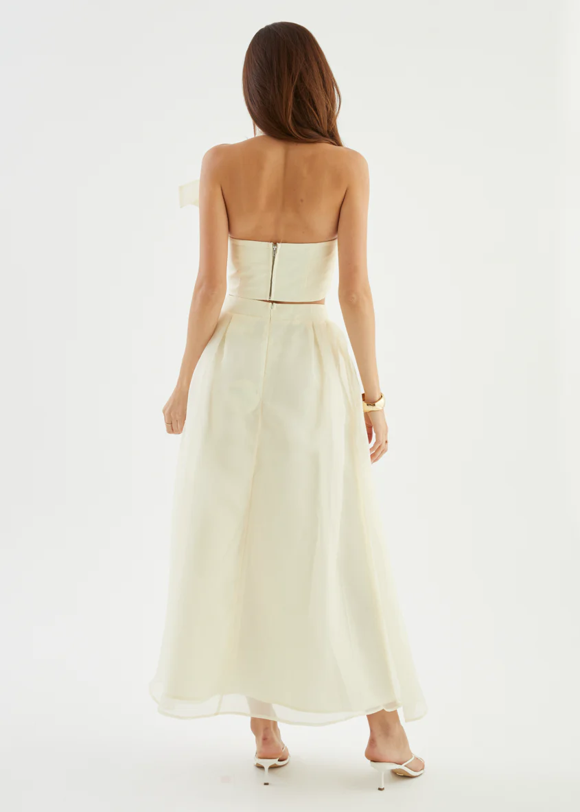 Kailah Maxi Skirt - Butter - Image 15