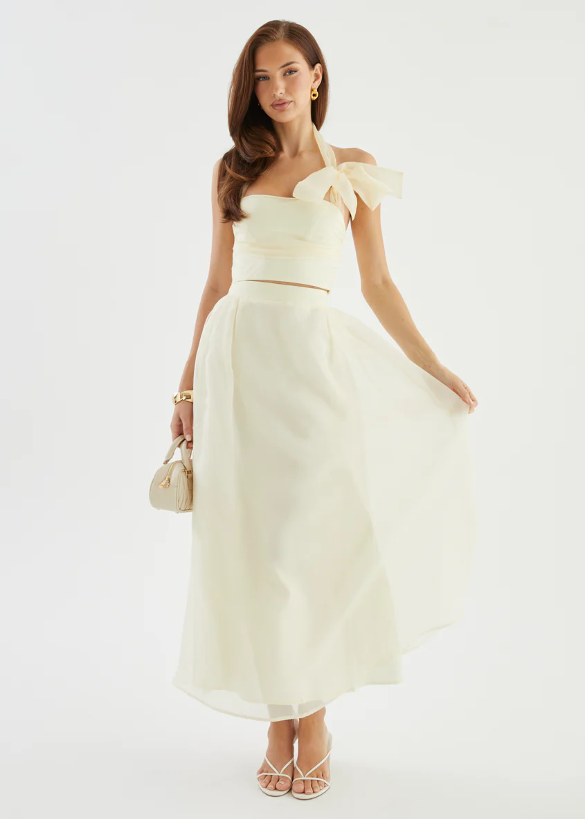 Kailah Maxi Skirt - Butter - Image 5