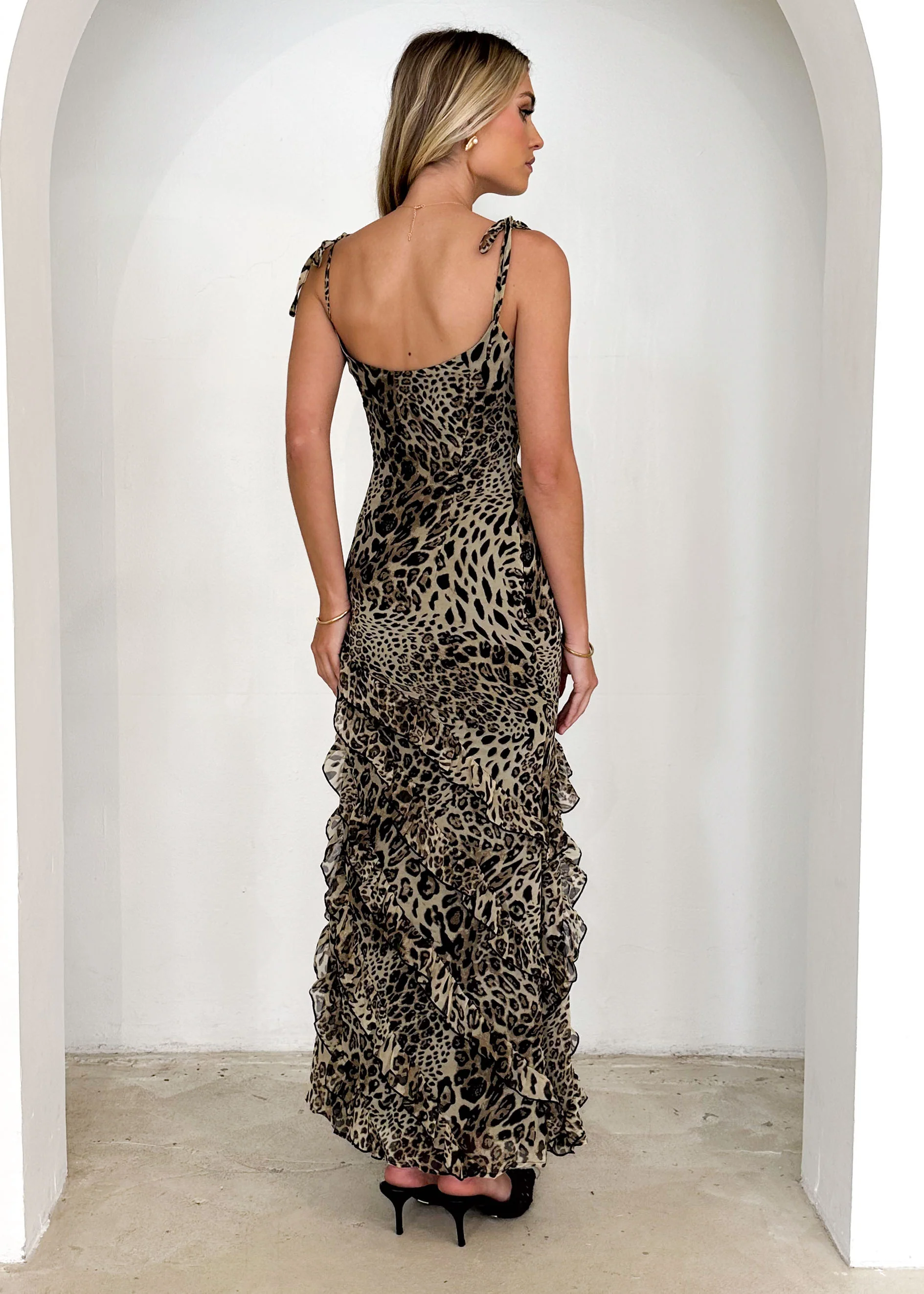Kalluah Maxi Dress - Leopard - Image 6