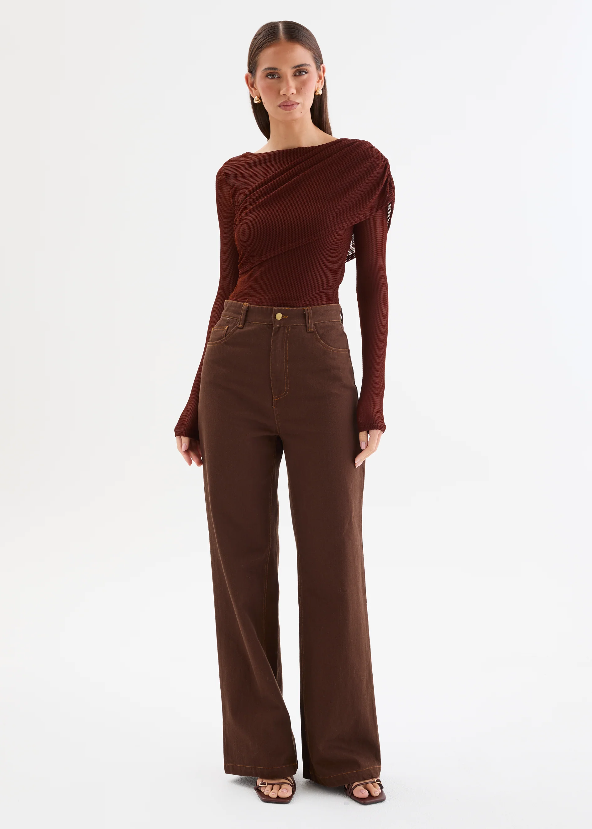 Kandice Jeans - Chocolate - Image 3