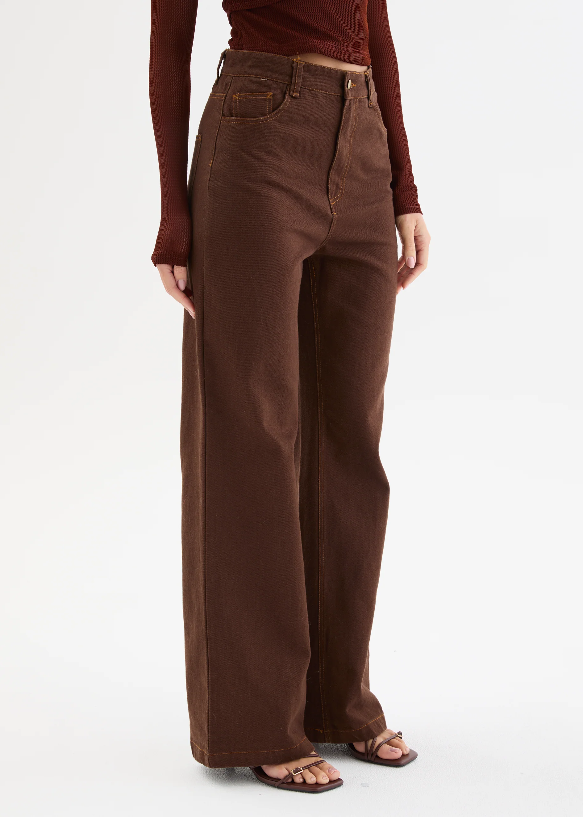 Kandice Jeans - Chocolate - Image 4